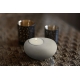 Świecznik betonowy Szary + 4 x Tealight sojowy duży