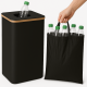 Kosz na butelki, puszki zwrotne z wyjmowanym workiem, do segregacji - 100L