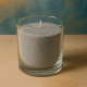 Wosk Roślinny Perłowy, piaskowy sypany do świec – SZARY